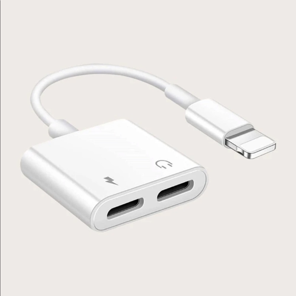 2 in 1 charger headphone adapter